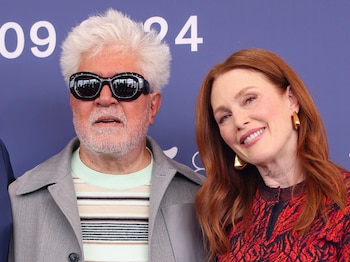 La actriz contó que un correo de Pedro Almodóvar la convocó para rodar La habitación de al lado y reforzó su idea sobre la incertidumbre (Vianney Le Caer/Invision/AP)