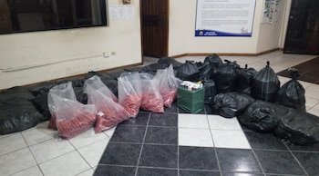 Los explosivos decomisados solo pueden circular con permisos estatales. (Policía Nacional)