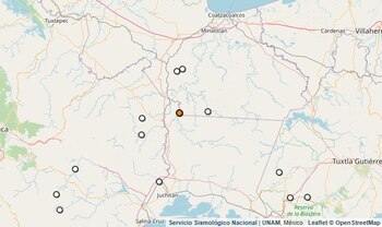 Temblor reportado en Oaxaca.
(SSN)