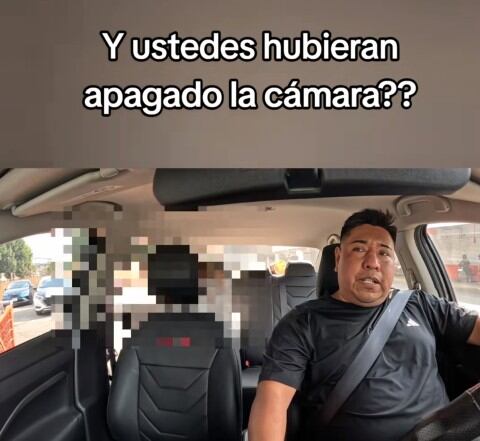 La grabación abrió debate en redes sociales.