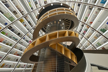 Una fantástica escalera de caracol