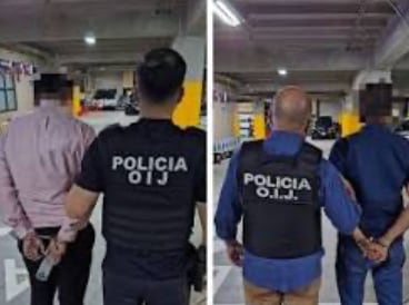 Dos jueces (Valverde y Ramírez), junto con una agente del OIJ, fueron detenidos en una investigación dirigida por la Fiscalía Anticorrupción. /(Crédito: Amelia Rueda)