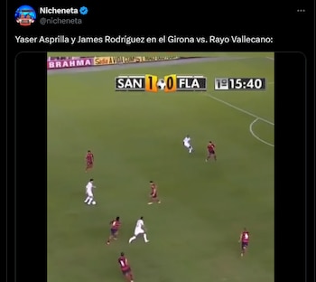 Meme por llegada de James