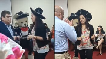 Jueces festejaron cumpleaños al interior