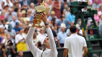 El serbio Novak Djokovicen la