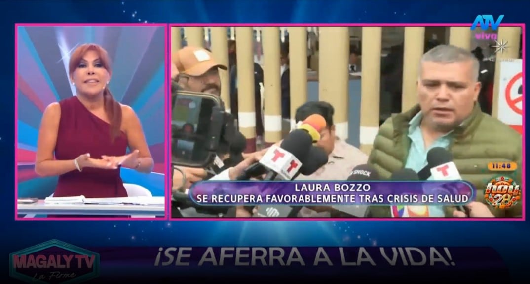 Magaly Medina recuerda los problemas económicos de Laura Bozzo tras cuestionar la información sobre su salud. Captura: Magaly TV La Firme.