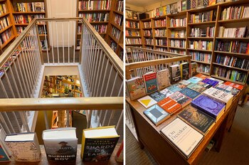 Interior de la librería de