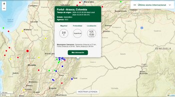 Sismo en Fortul, Arauca -