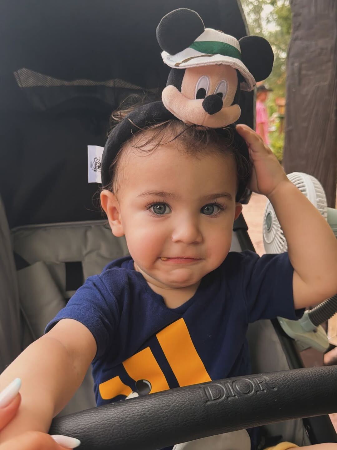 El más pequeño de la familia lució los colores de Boca