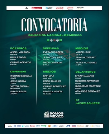 Esta es la convocatoria de