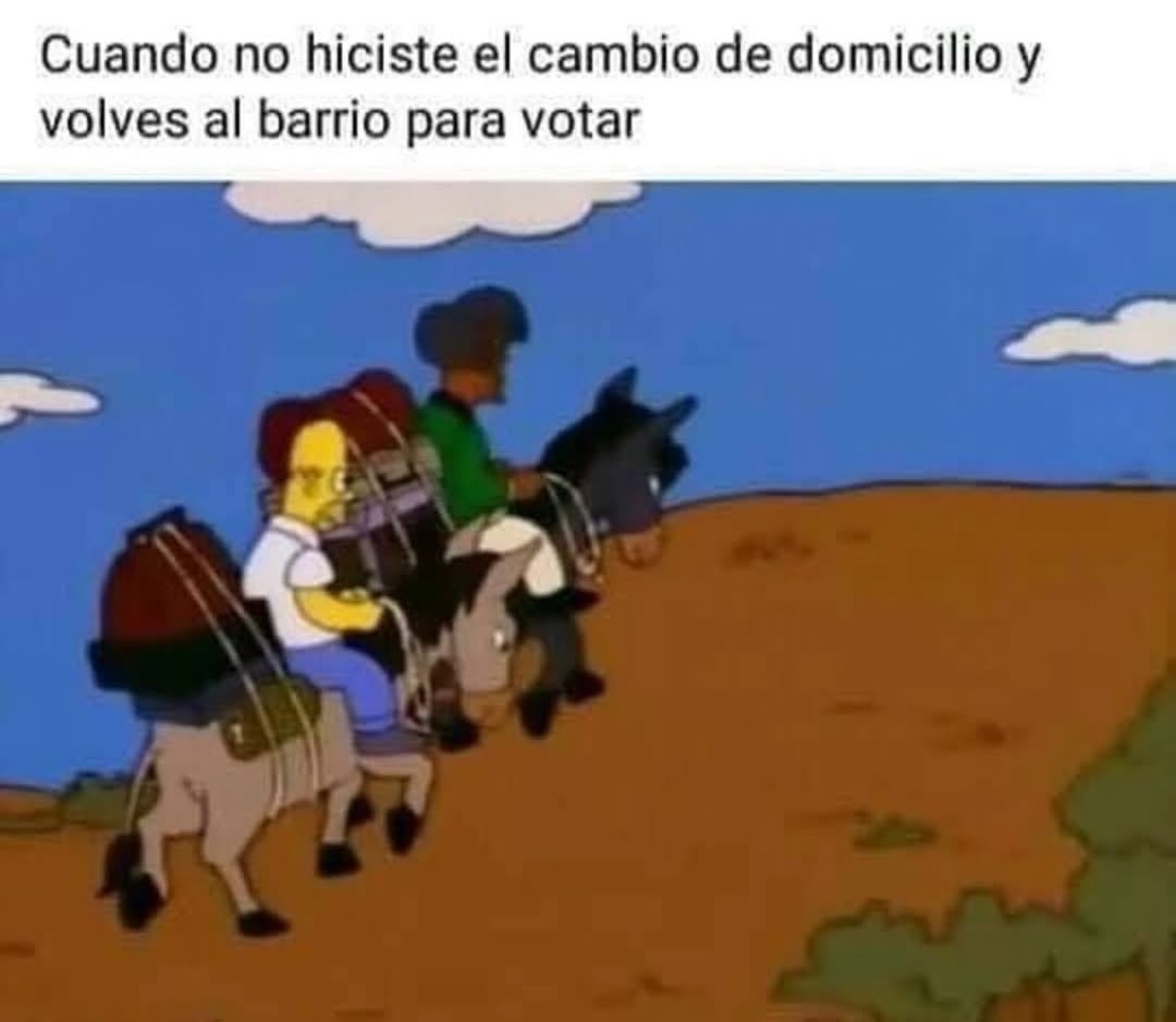 Un meme de Los Simpson se volvió viral durante las Elecciones Perú 2026, reflejando el humor de los votantes que viajan para ejercer su derecho.