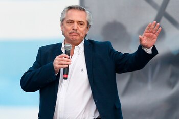 El presidente de Argentina, Alberto