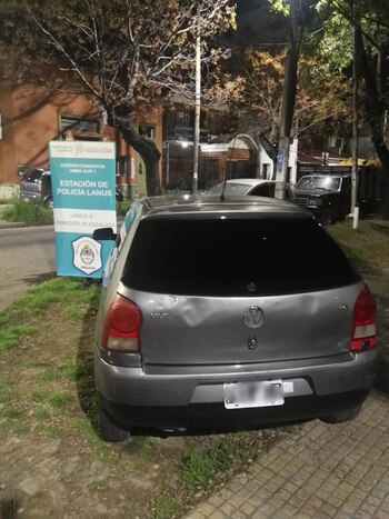 El Volkswagen Gol que utilizaron