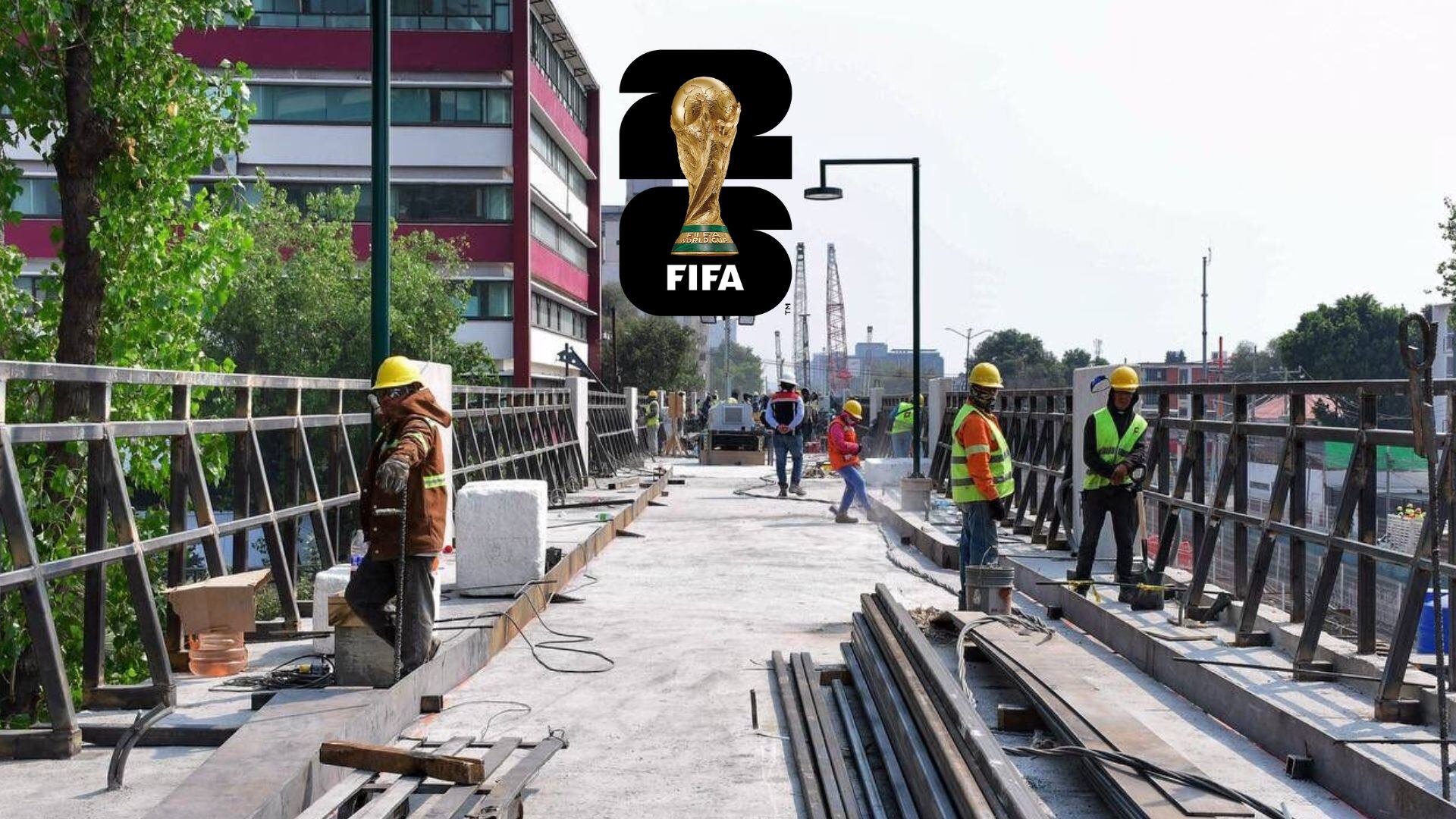 Así avanza la obra de la Calzada Flotante en Tlalpan a menos de 100 días para el Mundial 2026 (X/ @SOBSECDMX)