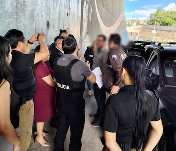 El momento de la detención