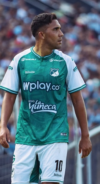 Él es Bebelo Reinoso, el jugador que porta la número 10 del Deportivo Cali y del que se espera destaque con su buen nivel en el segundo semestre de 2026 - crédito Deportivo Cali