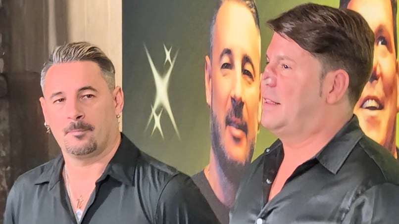 Andy y Lucas, en su concierto de despedida.