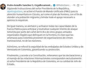 Trino del ministro de Defensa,