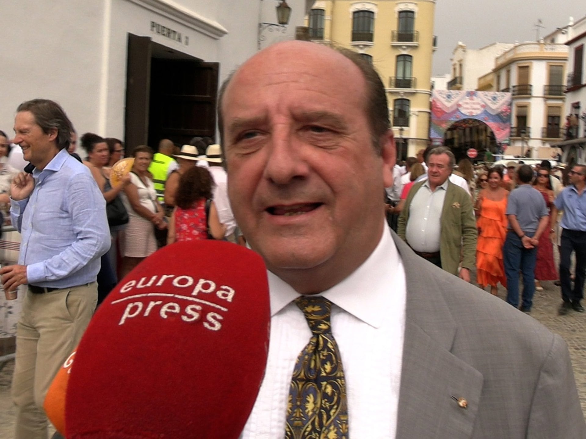 Joaquín Moeckel haciendo unas declaraciones antes de la Goyesca de Ronda
EUROPA ESPAÑA SOCIEDAD
EUROPA PRESS REPORTAJES
