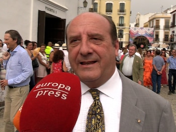 Joaquín Moeckel haciendo unas declaraciones antes de la Goyesca de Ronda
EUROPA ESPAÑA SOCIEDAD
EUROPA PRESS REPORTAJES
