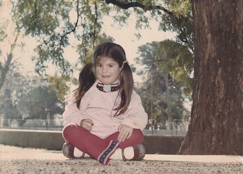 Elba Marcovecchio, a los 5