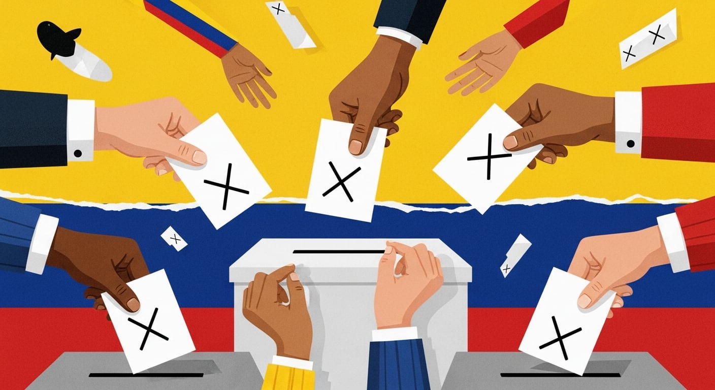 Plataformas oficiales de la Registraduría y la Cancillería ofrecen información actualizada sobre centros de votación, requisitos y candidatos para los electores colombianos en EE. UU. (Imagen Ilustrativa Infobae)