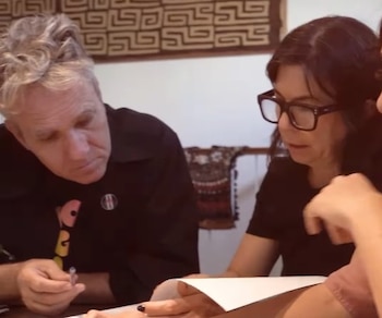 María O'Donnell y su novio Fernando Rapa
