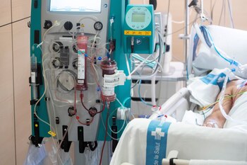 Imagen de un paciente covid