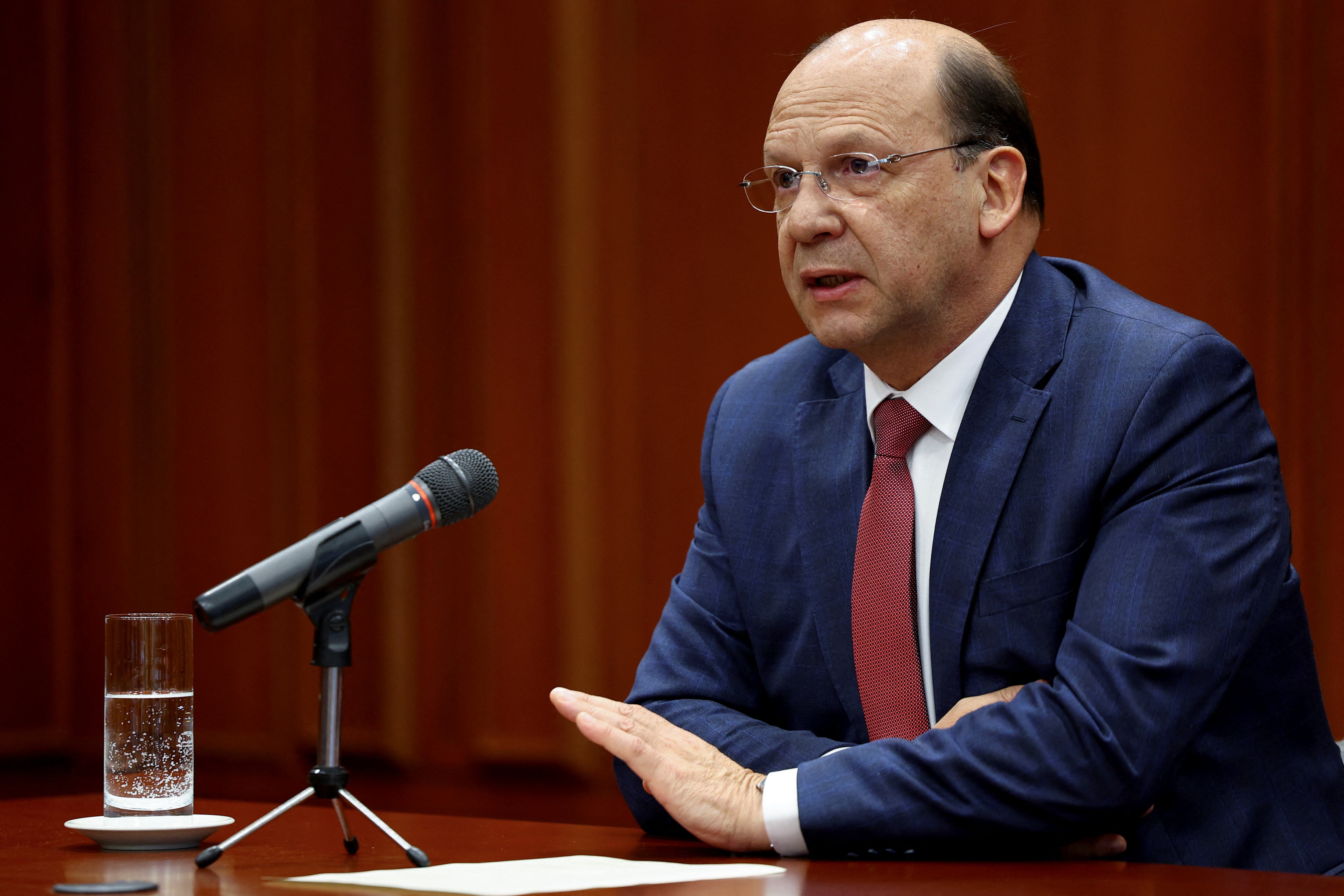Germán Ávila es el ministro de Hacienda de Colombia. Reemplazó a Diego Guevara en el cargo - crédito Luisa González/Reuters
