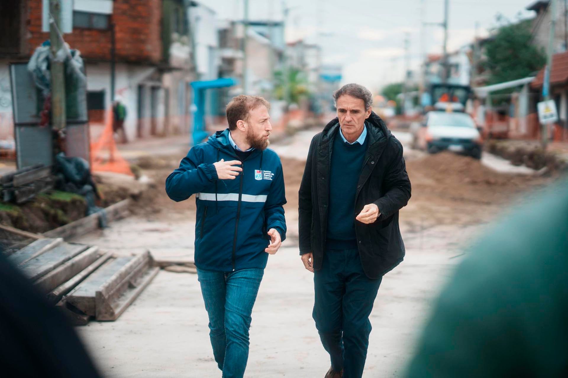 Otermín y Katopodis. Dos dirigentes del peronismo que recorren la provincia con vistas al 2027