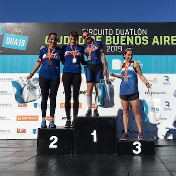 Circuito de Duatlón de Buenos Aires, Luisa, obtuvo el segundo lugar (@luisamiguens)