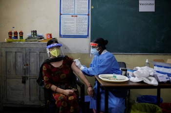 Un trabajador de la salud