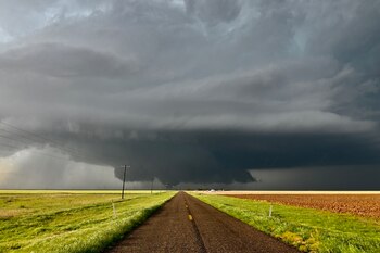 Un tornado pintoresco se ha