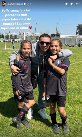 El mensaje de Matías Defederico