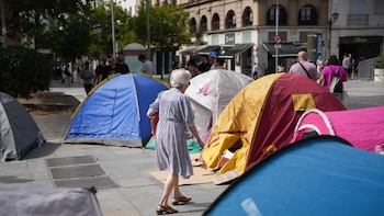 El Sindicato de Inquilinas se retira de la acampada de las Setas para "organizar la huelga"