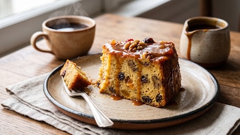 Receta de budín diplomático en sartén, rápida y fácil