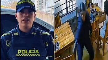 Patrullera que presenció un intento de robo en restaurante de Cartagena y dio de baja al delincuente compartió su testimonio