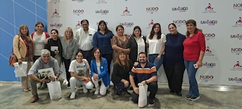 Los docentes que se capacitaron