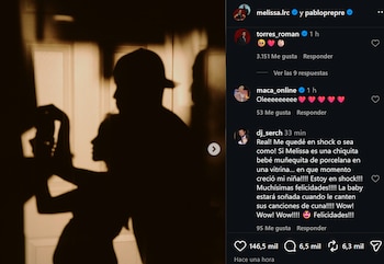 Melissa y Pablo confirmaron su relación y su embarazo