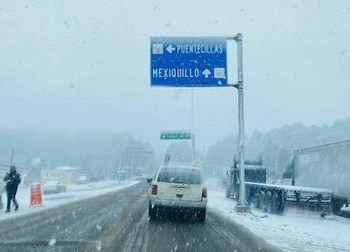 Varias carreteras fueron cerradas por