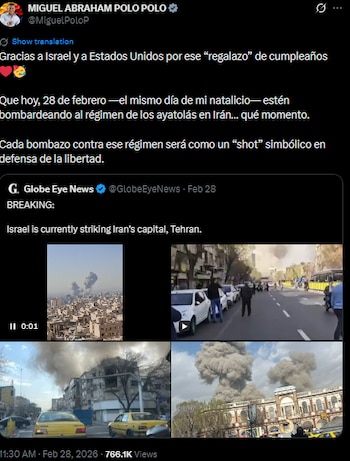 Polo Polo agradeció a Israel