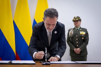 Posesión de Omar Bula Escobar como canciller de Colombia