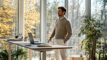 El uso prolongado de escritorios