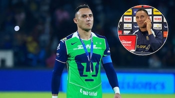 Esposa de Keylor Navas lo llama en plena conferencia de prensa: “Ahora me va a regañar”