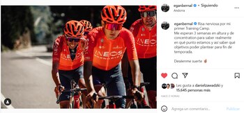 Los avances de Egan Bernal