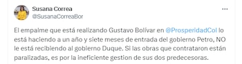 Susana Correa aseguró que si