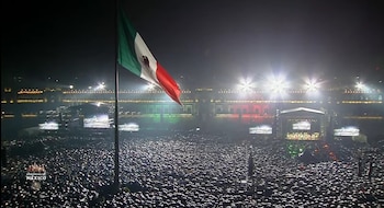 Zócalo - Grito Independencia 15 septiembre 2024