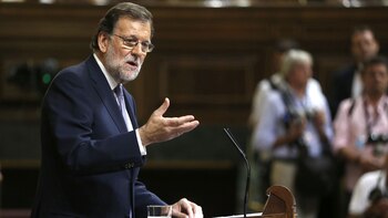 Mariano Rajoy en la tribuna
