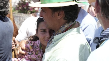 Francisco y Tana Rivera, las imágenes más tiernas de padre e hija en El Rocío