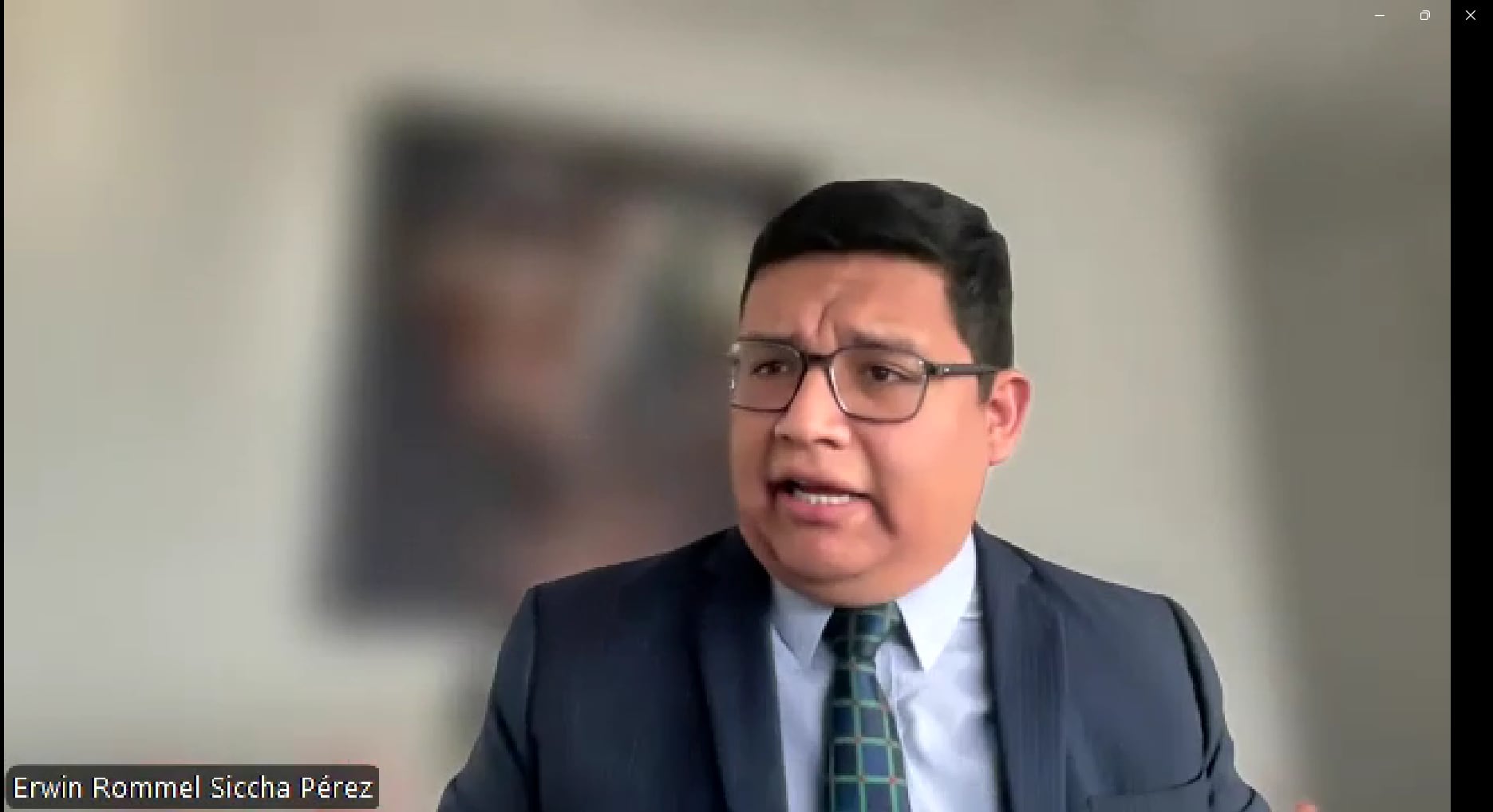 Erwin Siccha, abogado de Martín Vizcarra.